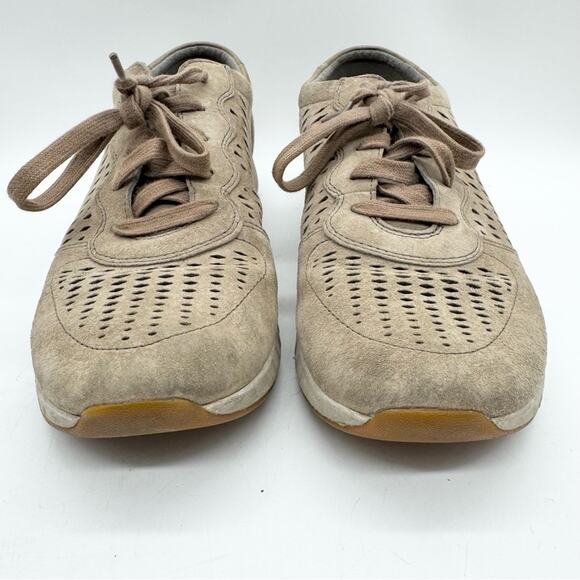 Dansko Women’s Charlie Perforated Suede Lace Up Comfort Sneaker Tan Size 39 - Picture 5 of 12
